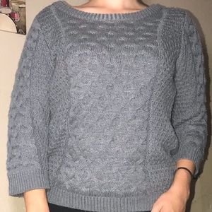 Grey Knit Sweater